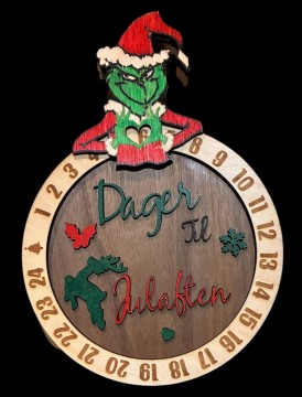 Grinchen Jule nedteller