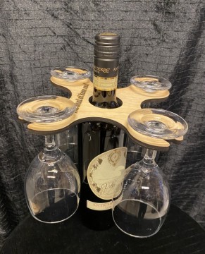 Vinglass holder, for 4 glass